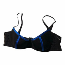  3466-3 Fredericks of Hollywood Sz XL Black Underwire Bra