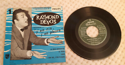 Raymond devos raconte ... j'en ris, j'en pleure disque vinyle 45 TOURS