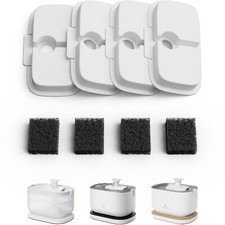 PETLIBRO 4 Packs Replacement Filters for Dockstream Cat Water Fountain PLWF10...