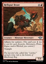 MTG Magic the Gathering Hellspur Brute (127/441) Outlaws of Thunder Junction LP