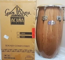 Gon Bops Alex Acuna Signature Natural Tumba Conga 12.25" - NEW Authorized Dealer