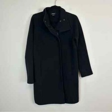 DKNY Black Zip Front Jacket Cotton Blend Material Size Small