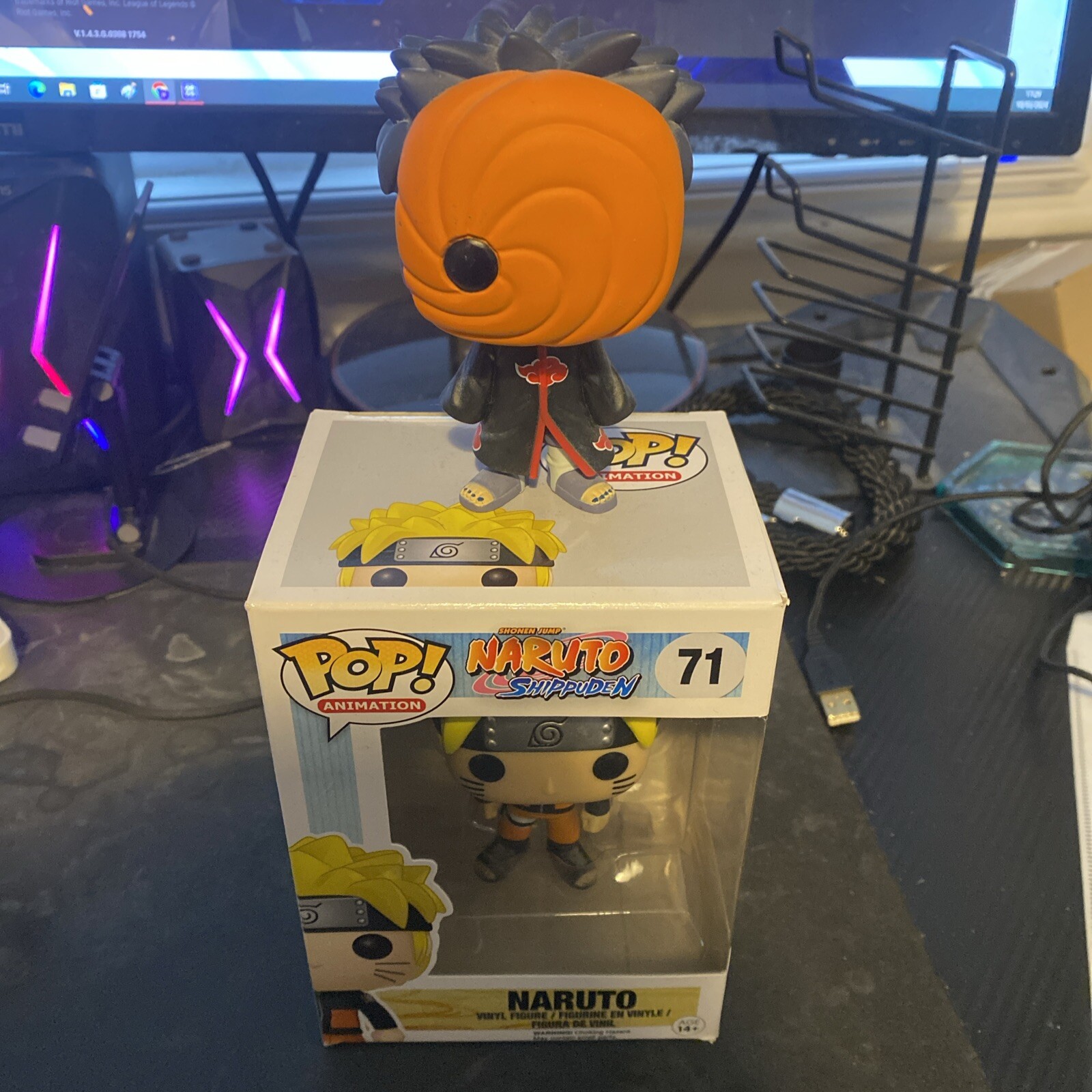 Funko Pop! Naruto Shippuden Naruto & Tobi #184 Vinyl figure #71  Bundle