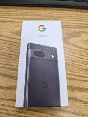 New open box Google Pixel 7a - 128 GB - 5G - Charcoal (AT&T) gwkk3