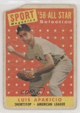 1958 Topps Sport Magazine '58 All Star Selection Luis Aparicio #483 HOF 5x8