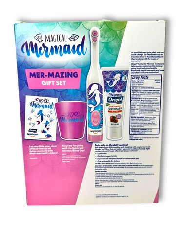 Orajel Kids Magical Mermaid Mer-Mazing Gift Set Toothbrush Toothpaste ...