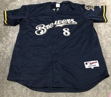 Milwaukee Brewers Baseball Jersey Men’s XL Ryan Braun #8 Majestic