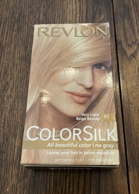 Revlon ColorSilk Very Light Blonde Beige 91 Level 3 NEW SEALED FAST SHIPPING