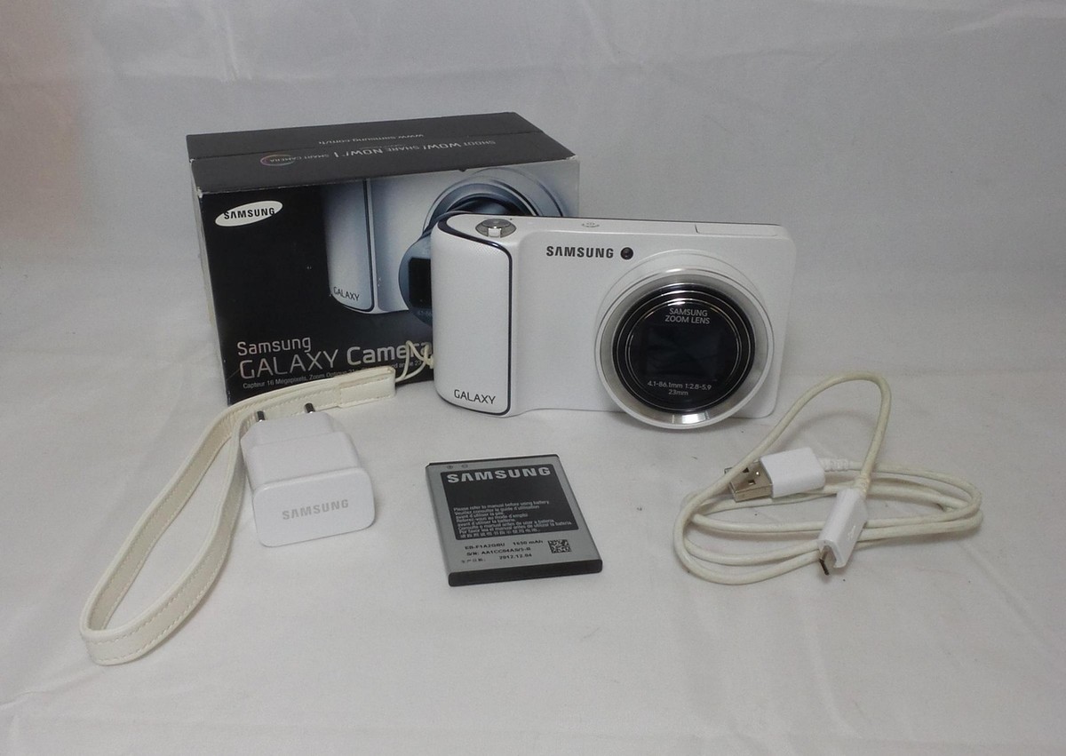 Samsung Galaxy Camera Wi-Fi+Cellular 4G Android White (EK-GC100ZWABTU)