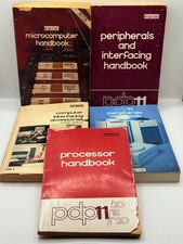 5x Vintage Digital Equipment Corp DEC PDP-11 PDP11 Hand Book Handbook 1970's Lot