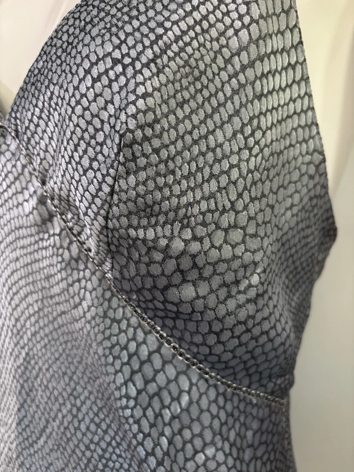 Victoria’s Secret De Colección Años 90 Y2K Maxi Vestido Sin Mangas Camisón Con Bata Piel de Serpiente Conjunto Foto 3 de 4