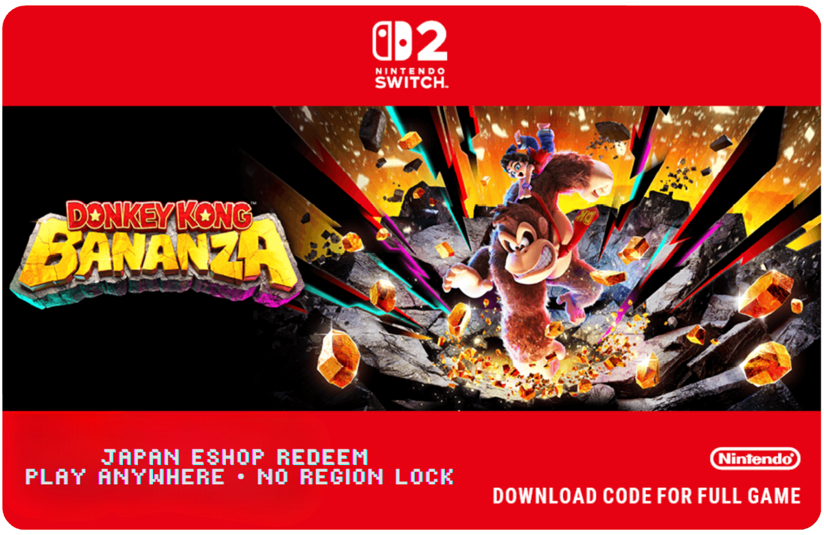 Donkey Kong Bananza for Nintendo Switch 2 eShop Digital Code | eBay