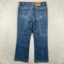 Vintage Levi 517 Jeans Mens 34x28 Blue Faded Orange Tab Retro Bootcut oREAD