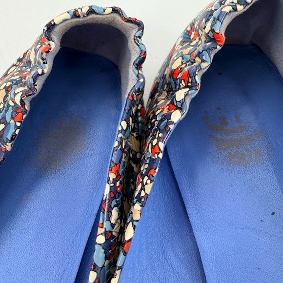 Tory Burch Minnie Travel Ballet Flats Terrazzo Pattern Women’s 10 thumbnail 2