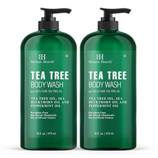Tea Tree Body Wash 16 Fl Oz 2 Pack Natural Antifungal  Odor Control Shower Ge