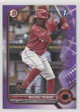 2022 Bowman Prospects Purple Border 214/250 Michel Triana #BP-75 0q4s