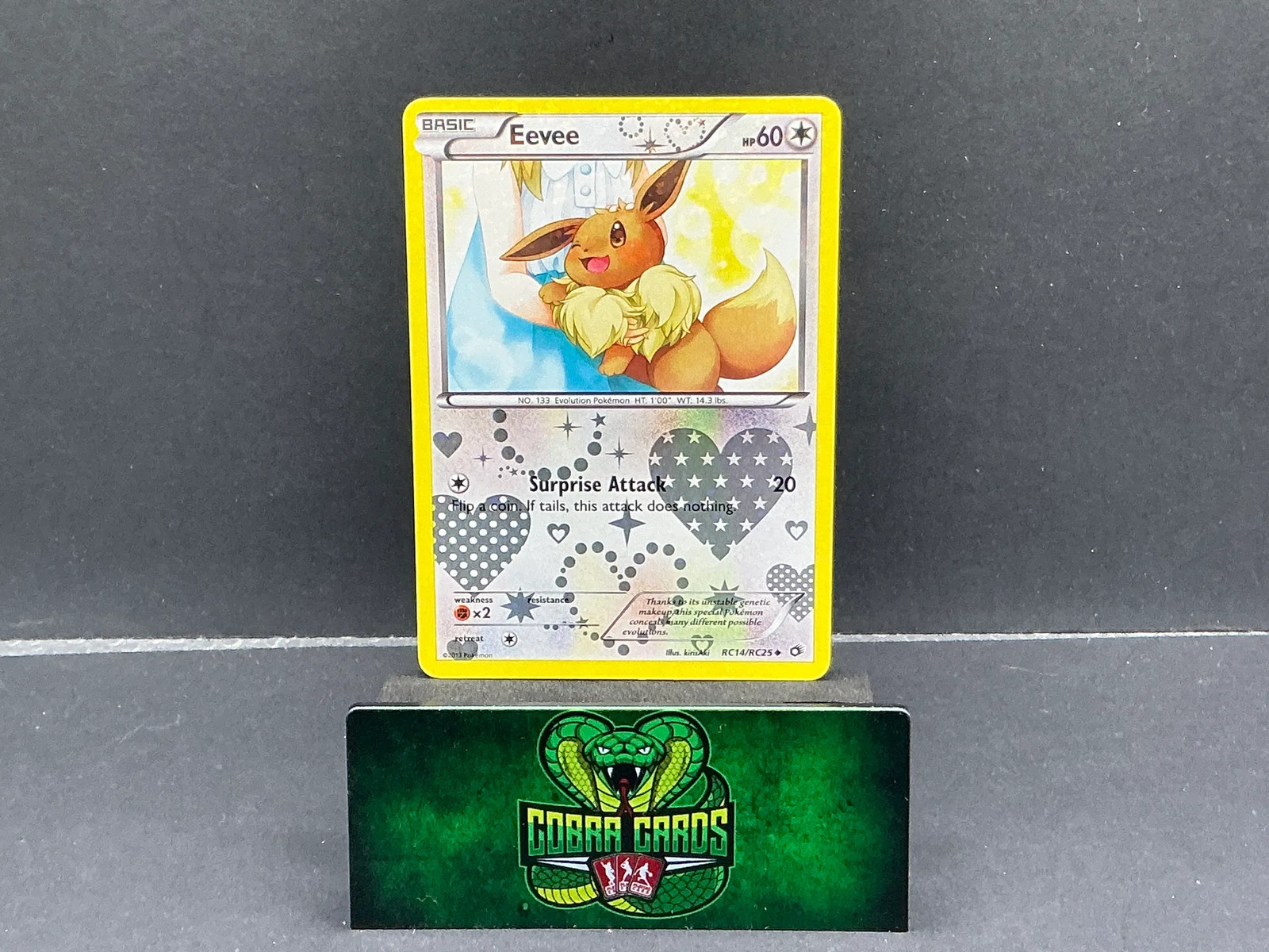 2013 Radiant Collection Eevee Holo Uncommon #RC14/RC25