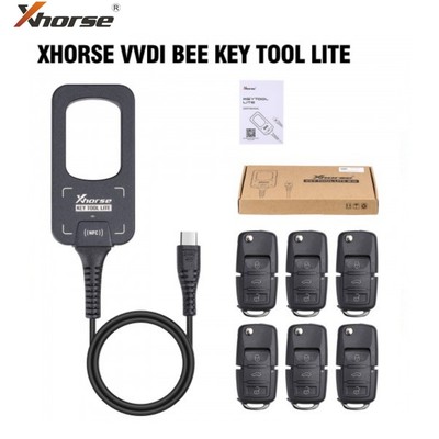 Xhorse VVDI BEE Key Tool Lite Remote Transponder Clone +6PCS XKB501EN Remote Key