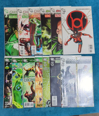 Green Lantern Emerald Warriors 1-13 Brightest Day DC Comics 2010 Complete Set