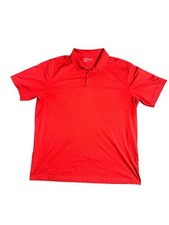 Nike Golf Tour Performance Dri-FIT Polo Shirt Mens XL Red Short Sleeve Athletic