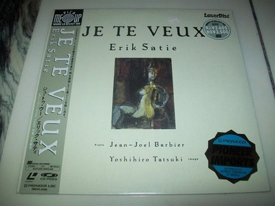 JE TE VEUX - ERIK SATIE Laserdisc LD BRAND NEW SEALED JAPAN JAPANESE MUSIC RARE!