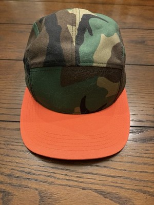 Hardweather M81 Woodland & Blaze Orange Camper Hat 500D Nylon Made In USA
