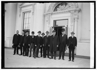 Photo:Washington DC Coolidge Taft Supreme Court Justices Visit 1924