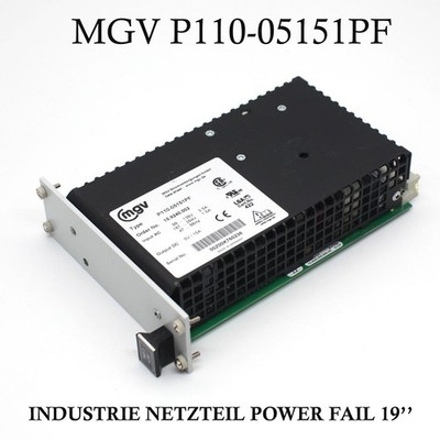 MGV P110-05151PF 5V INDUSTRIE SCHALTNETZTEIL POWER FAIL 19'' STROMVERSORGUNG #2