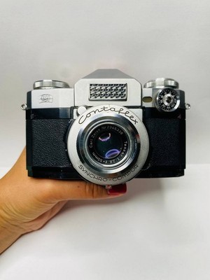 Vintage Antique Zeiss Ikon Contaflex Lens 2.8/50mm Synchro Compur