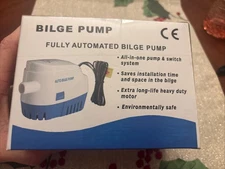 12V 1100GPH Automatic Submersible Boat Bilge Water Pump With Auto Float Switch