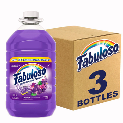 #ad Fabuloso All Purpose Cleaner Lavender Scent 169 Oz Case of 3 Bottles $74.99