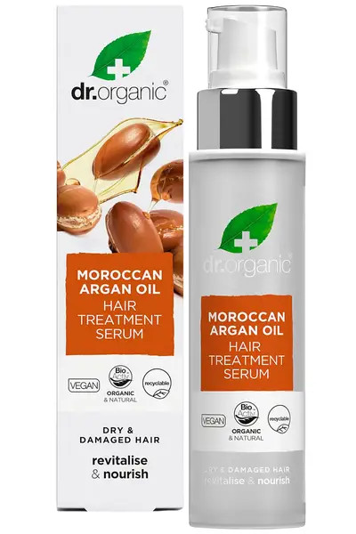 Dr Organic Moroccan Argan Oil Hair Treatment Serum 100Ml - Image 3