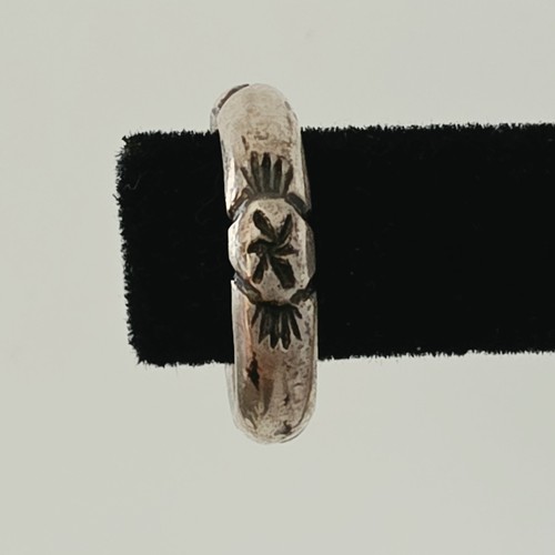 Native American Ken Peshlakai Navajo Sterling Silver 925 Signed  Pinkie Ring 4.7