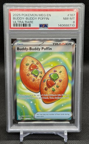 Buddy-Buddy Poffin graded PSA 8 for sale on eBay