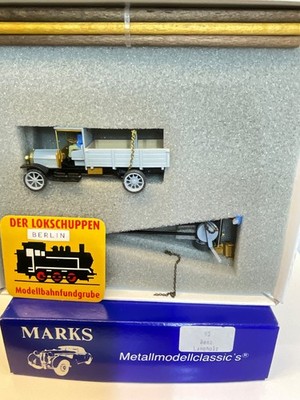 Marks Metallmodellclassic 93: Benz Langholz Set, 3-teilig, selten!  H0/ 1:87 [H]