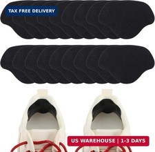 18 Pcs Shoe Heel Repair Patches Black Self-Adhesive Inside Shoe Hole Patch Pad Q