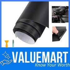 Autofolie Vinyl Schwarz Matt 300x30cm selbstklebend Schutzfolie