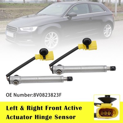 Left & Right Front Active Actuator Hinge Sensor 8V0823823F For Audi A3 2013-2016
