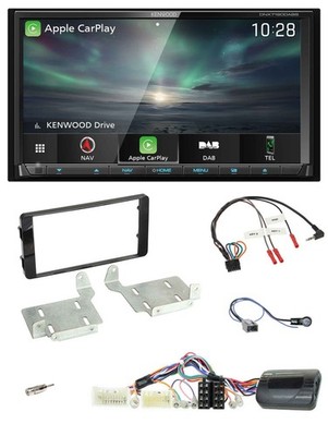 Kenwood Bluetooth USB 2DIN Lenkrad TMC DAB Navigation für Mitsubishi ASX 2014-20