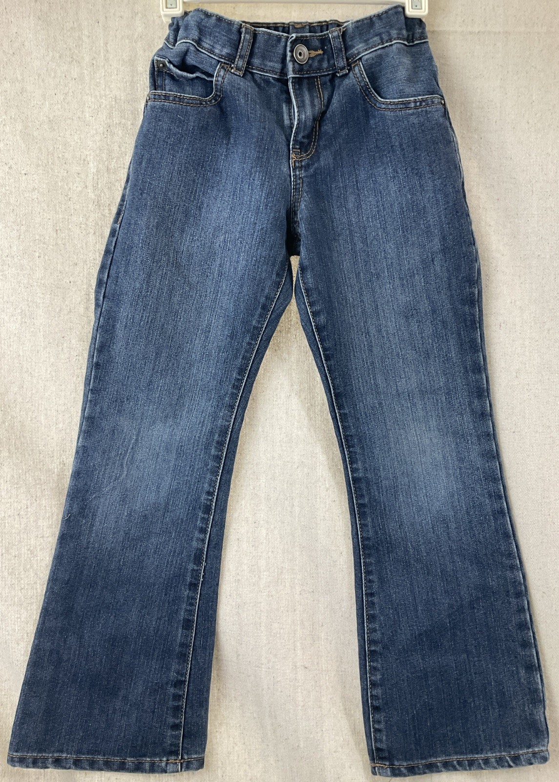Size 7 Medium Wash Blue Denim