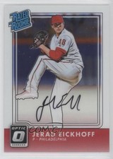 2016 Panini Donruss Optic Rated Rookies Signatures Jerad Eickhoff Auto 14md