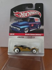 Hot Wheels 2010 Slick Rides #30/34 Double Demon Delivery in Black/Gold RR's