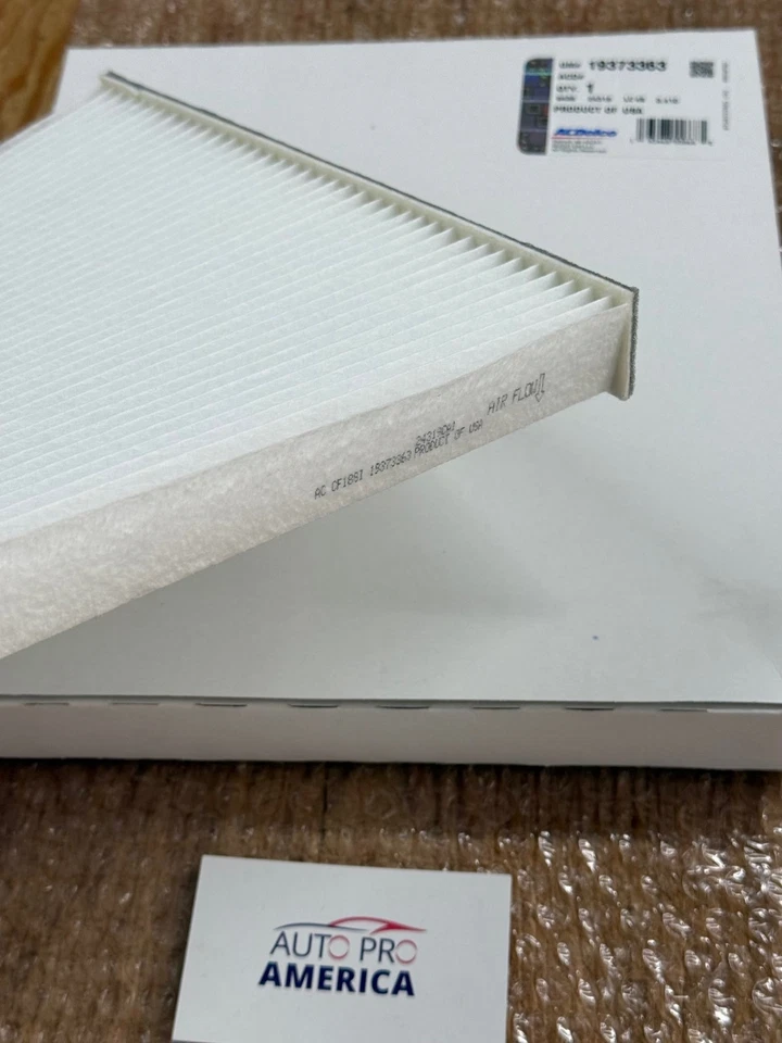 Filtro de aire de cabina para Cadillac GM Chevrolet 2014-2025 OEM ACDelco CF188 23281440 Foto 2 de 3