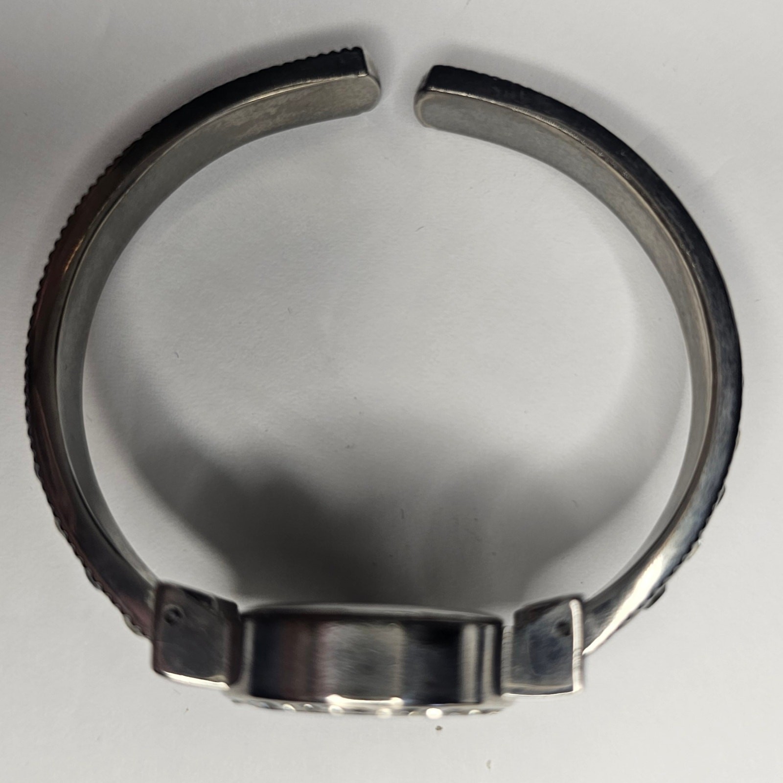 Vintage by HUGO Women's Crystal Silver Cuff Analog WristWATCH DIY Craft Project