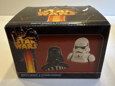 NEW Darth Vader & Stormtrooper Salt & Pepper Shaker Set (2014) by Vandor