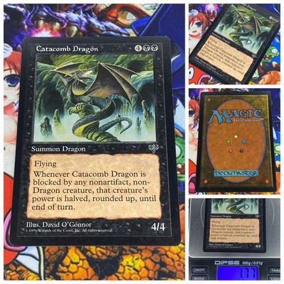 MTG Catacomb Dragon     NM Magic The Gathering TCG Mirage 1996 Summon OG