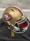 Ricky Pearsall San Francisco 49ers Signed Full Size Helmet Speed Beckett COA Rep
