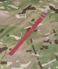 G10 NATO Military Regimental webbing Watch Strap 18mm Airborne Maroon Parachute