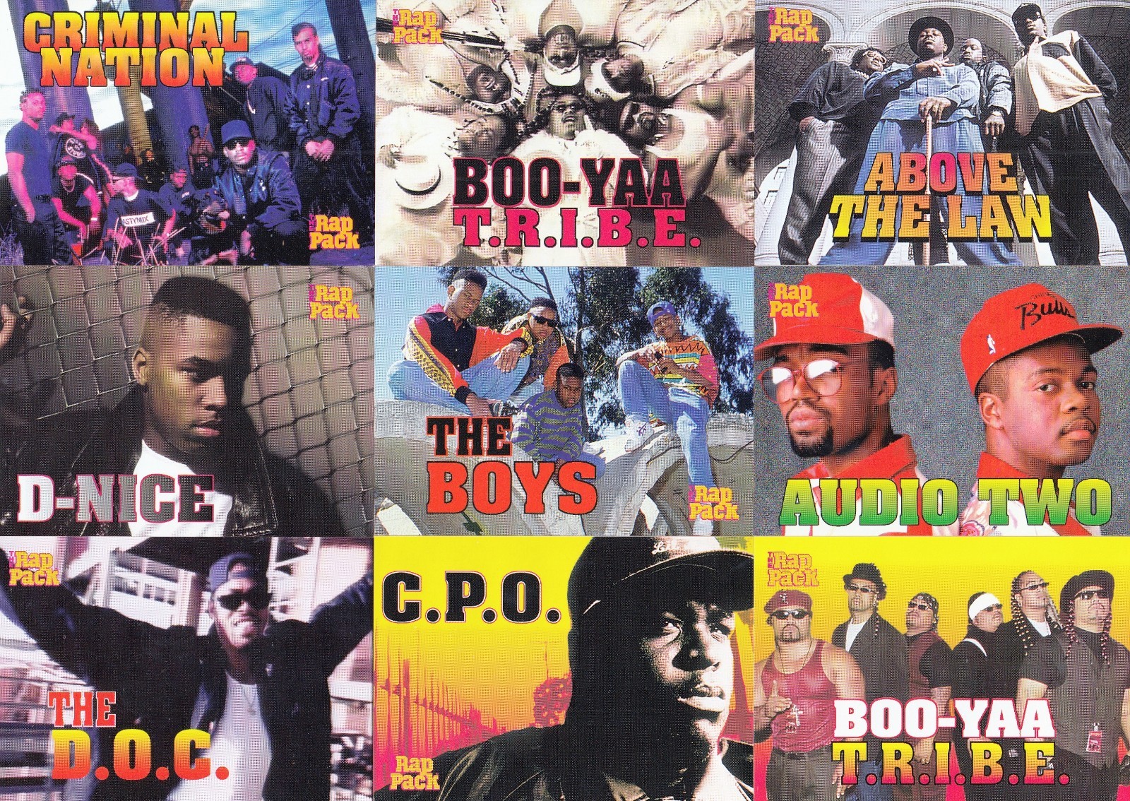 Rap Pack 1991 Premiere Cards Complete Base Card + Sticker Set of 150 + 20 MU