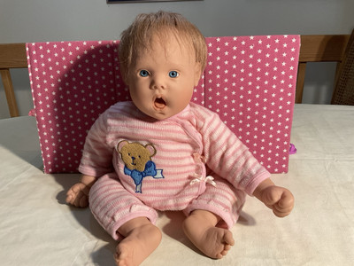 Lee Middleton Baby Doll Reborn 1994 Signed Numbered 071294 Blue
